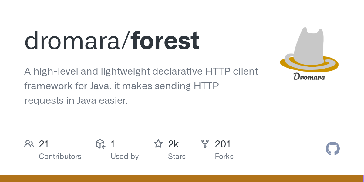 优秀的开源http框架-Forest